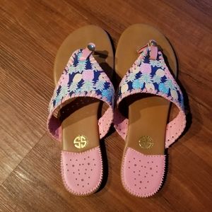 Simply Southern Pineapple Print Sandals